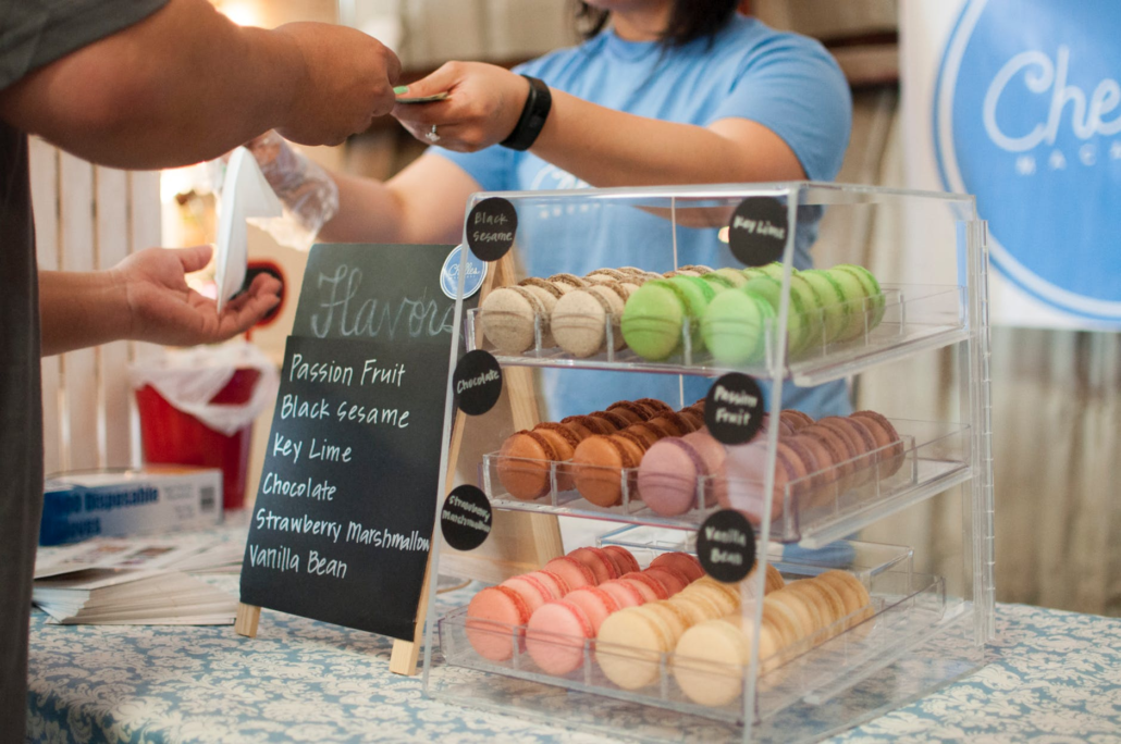 Cookies being sold at a bakery