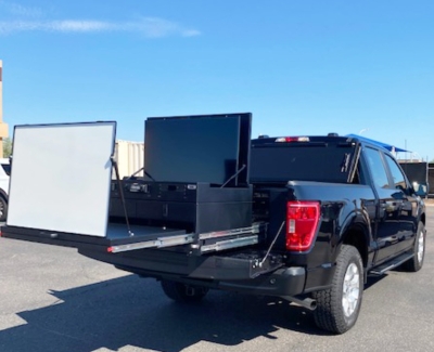 Troy Products TV Command Post and Pop-Up Whiteboard 2