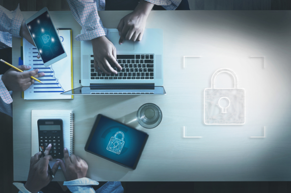 Image of secured devices on network DRC Technologies, Cybersecurity and managed services